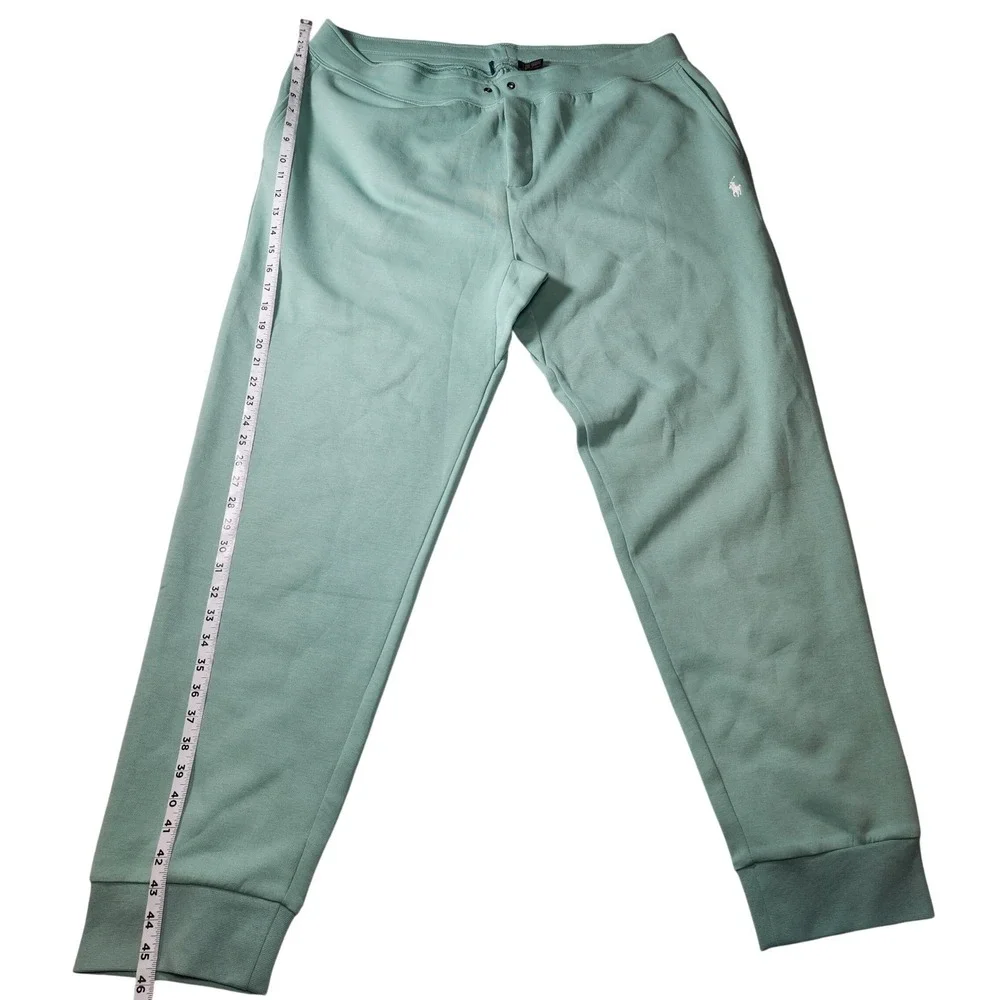 Polo Ralph Lauren Joggers Sweatpants Mint Green‎ Pony Logo Mens Size 2XLT